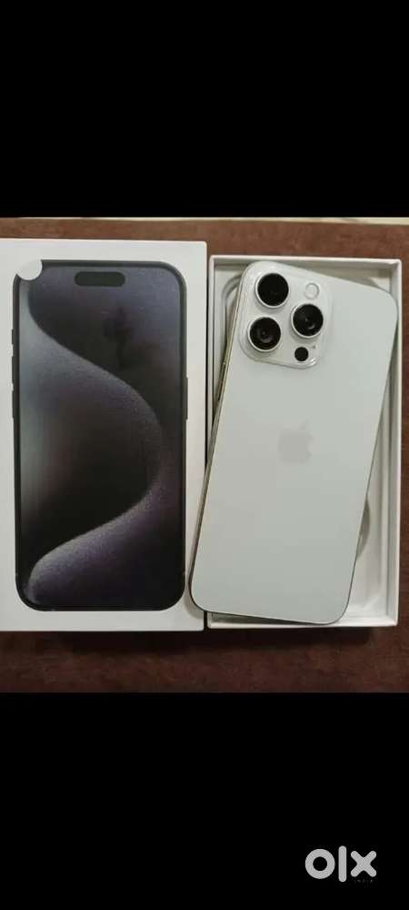 APPLE IPHONE 15PROMAX BOX BILL AT GOOD CONDITION BATTERY 98%