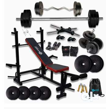 Hashtag Fitness 30kg Gym Equipment Set for Home