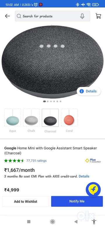 Google home store mini monthly cost