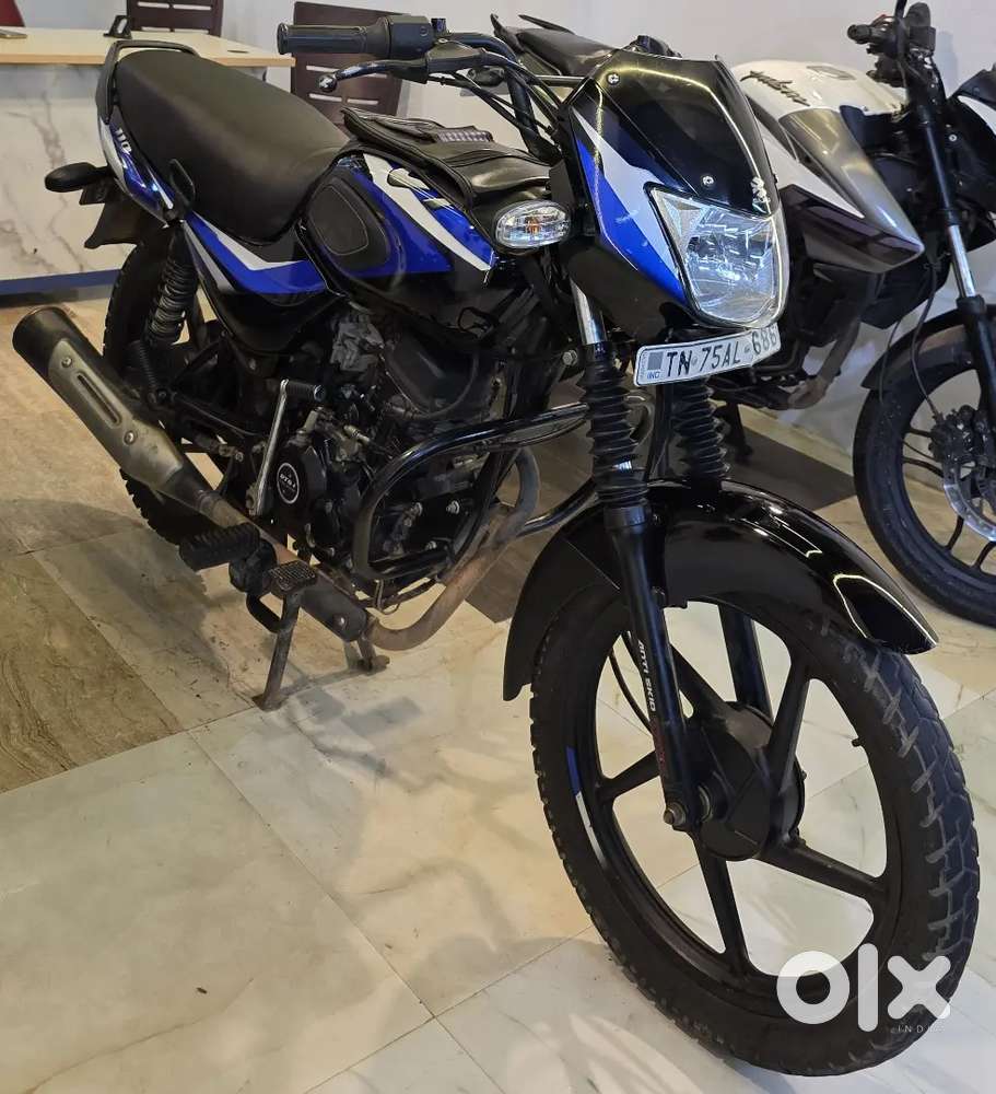 Blue Ct110 Bike Image Bajaj CT110 BS4 2019 Model, Carburetor Model