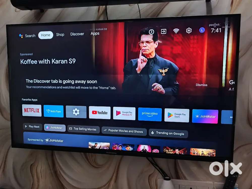 Thomson 43 inch fhd android led 2 yrs. Old