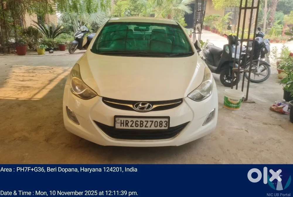 Hyundai Elantra 2013 Petrol 95000 Km Driven . Very Well Maintained Car