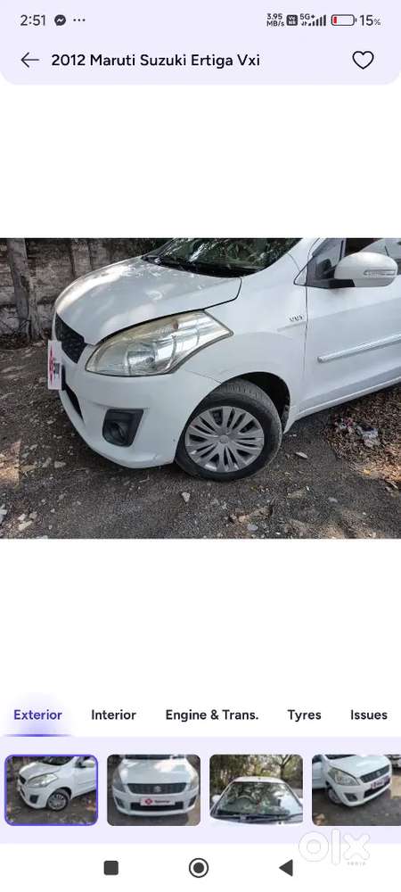 Maruti Suzuki Ertiga 2012 Cng & Hybrids 66000 Km Driven