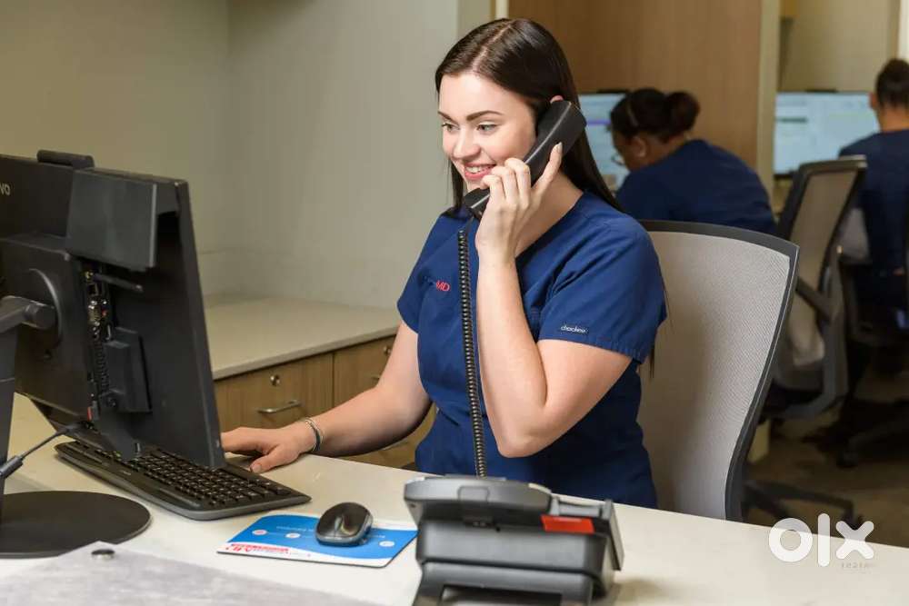Hospital receptionist vacancy available