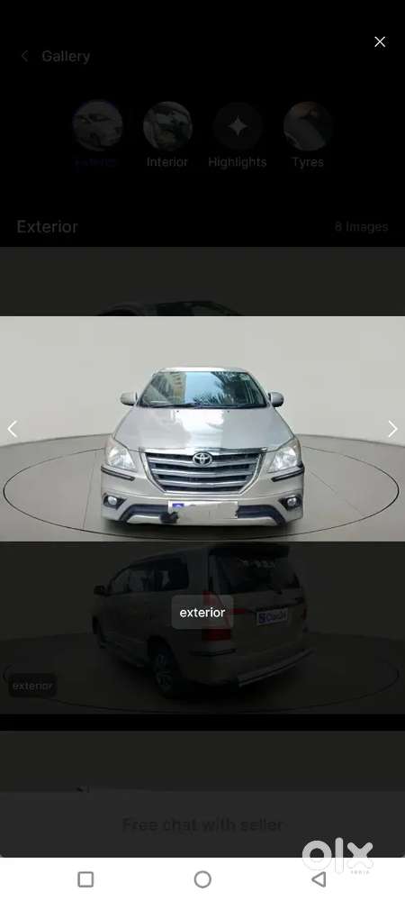 Toyota Innova 2015 Vx Diesel 7 Seater