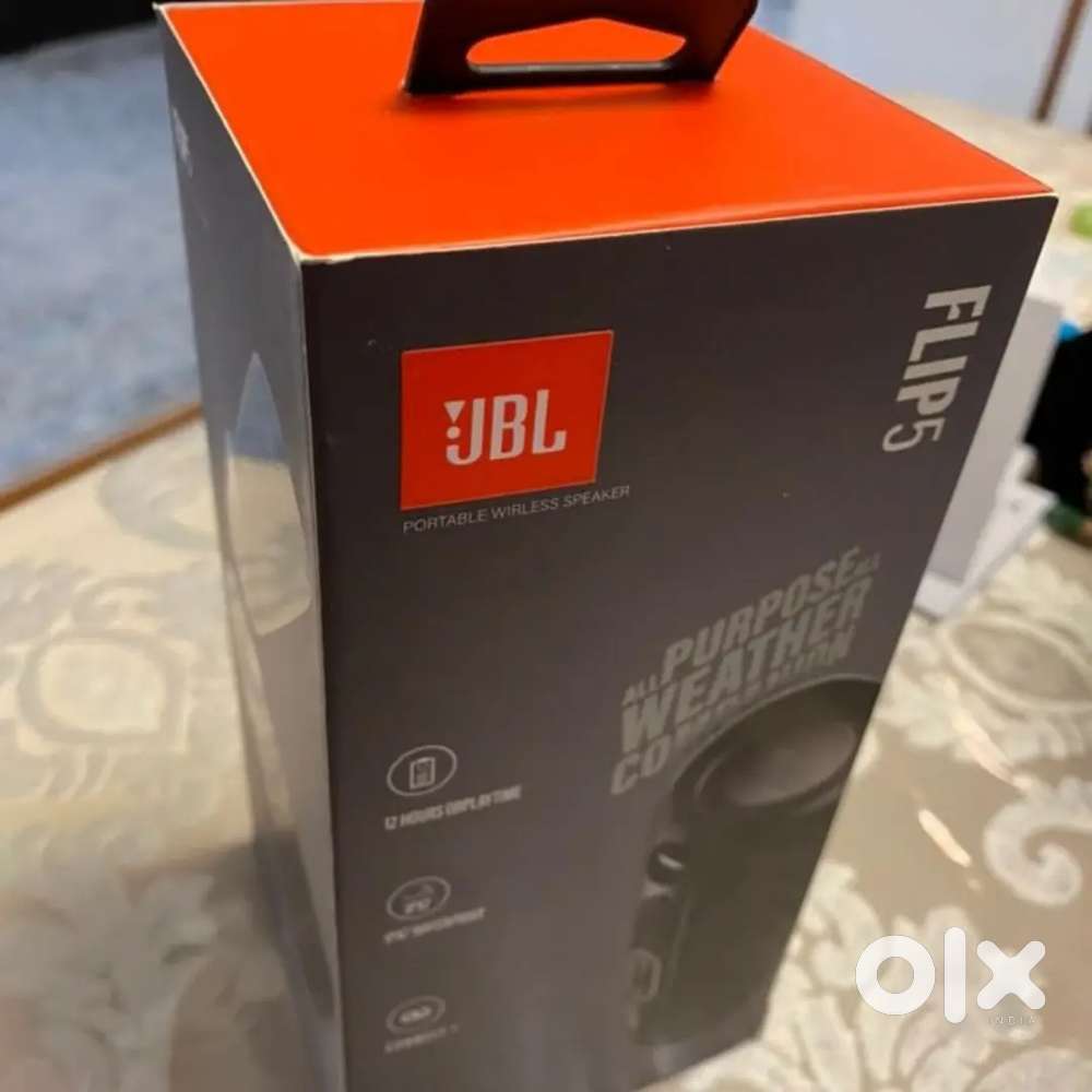 JBL flip 5 Black Only Unboxed
