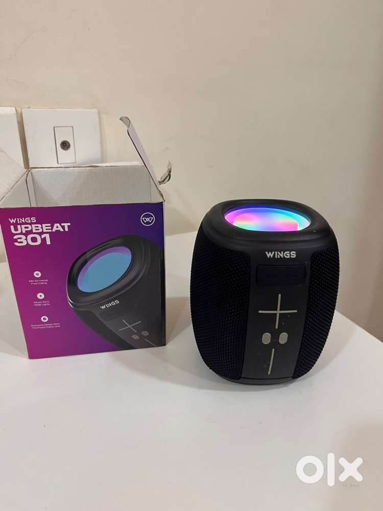 WINGS Upbeat 301 10W Bluetooth Speaker  RGB Light  Original Box