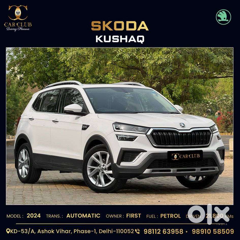 Skoda Kushaq 1.0 Tsi Style At (6 Airbags), 2024, Petrol