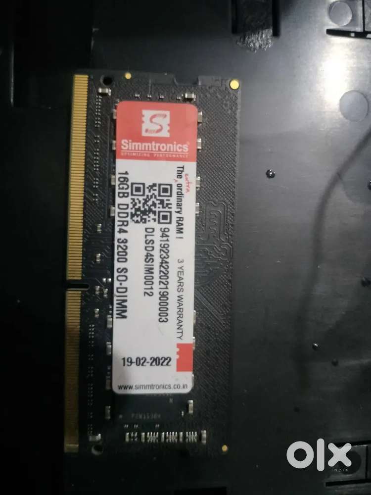 SIMMTRONICS RAM 16GB DDR4 3200