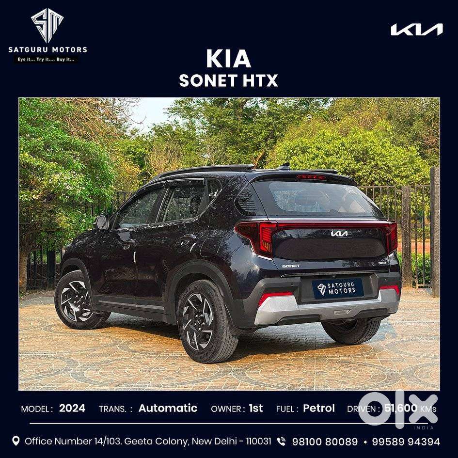 Kia Sonet 1.0 Htx Dct Anniversary Edition, 2024, Petrol