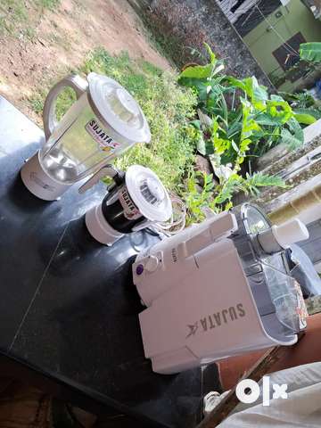 SUJATA 900 Watt Powermatic Plus Juicer Mixer Grinder with Bag (White)