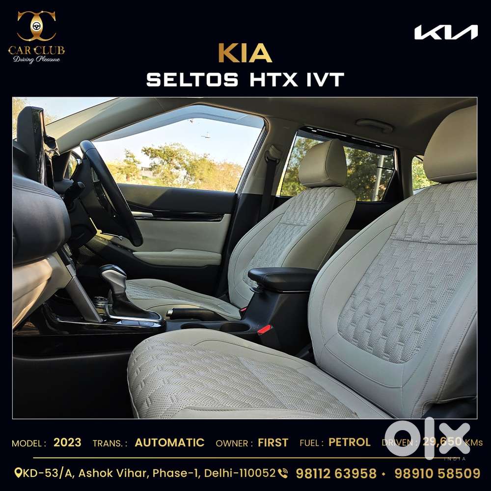 Kia Seltos 1.5 Htx Ivt Petrol Anniversary Edition, 2023, Petrol