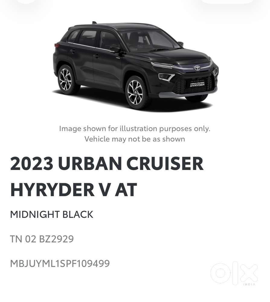 Toyota Urban Cruiser Hyryder 2023