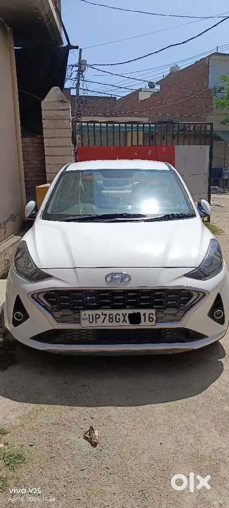 Hyundai Aura Cng+petrol 2021  2nd Owner  Well Maintained