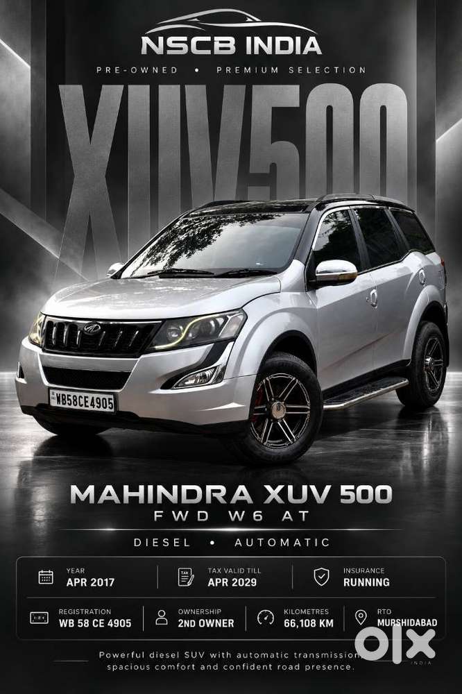 Mahindra Xuv500 W6 At, 2017, Diesel
