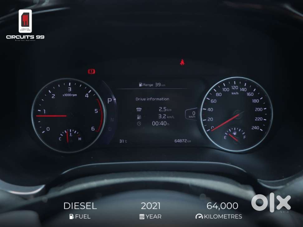 Kia Seltos Gtx Plus, 2021, Diesel