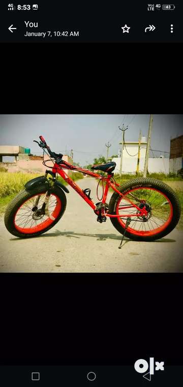 Fat discount bike olx