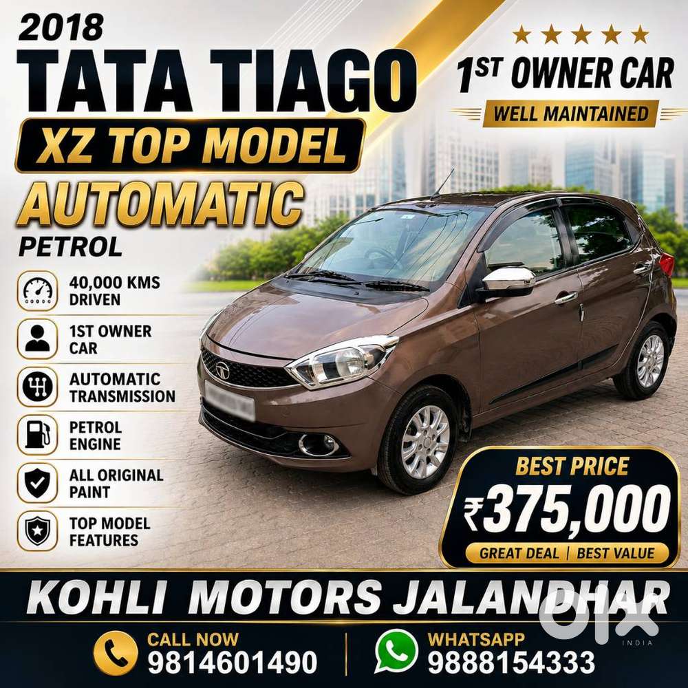 Tata Tiago Xza Plus, 2018, Petrol