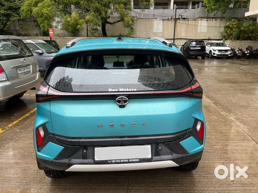 Tata Nexon Ocean Blue Colour Automatic Petrol 2024