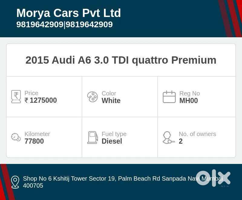 Audi A6, 2015, Diesel