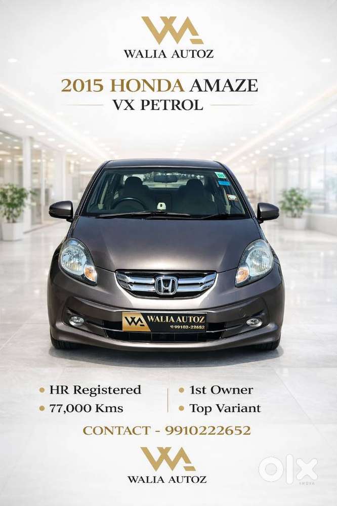 Honda Amaze 2013-2016 Vx I-vtech, 2015, Petrol