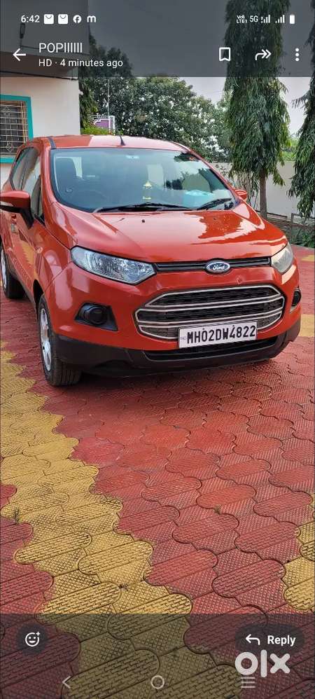 Ford Ecosport 2015 Diesel 109000 Km Driven