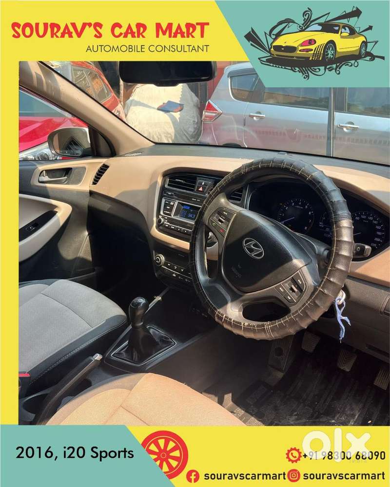 Hyundai Elite I20 Sportz (o) 1.2, 2016, Petrol