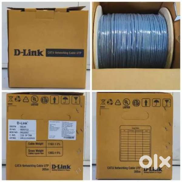 Cat 6 cable 1gigabit 305M