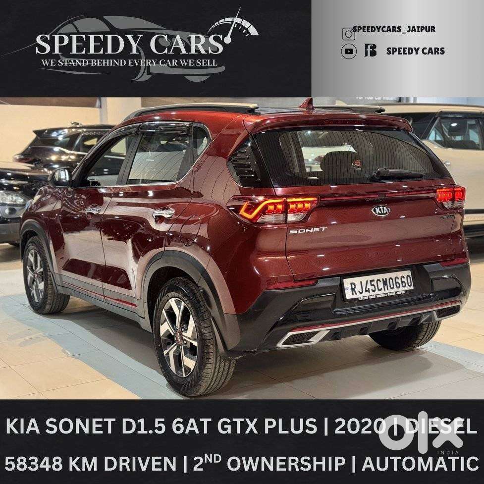 Kia Sonet 1.5 Gtx Plus Diesel At Dt, 2020, Diesel