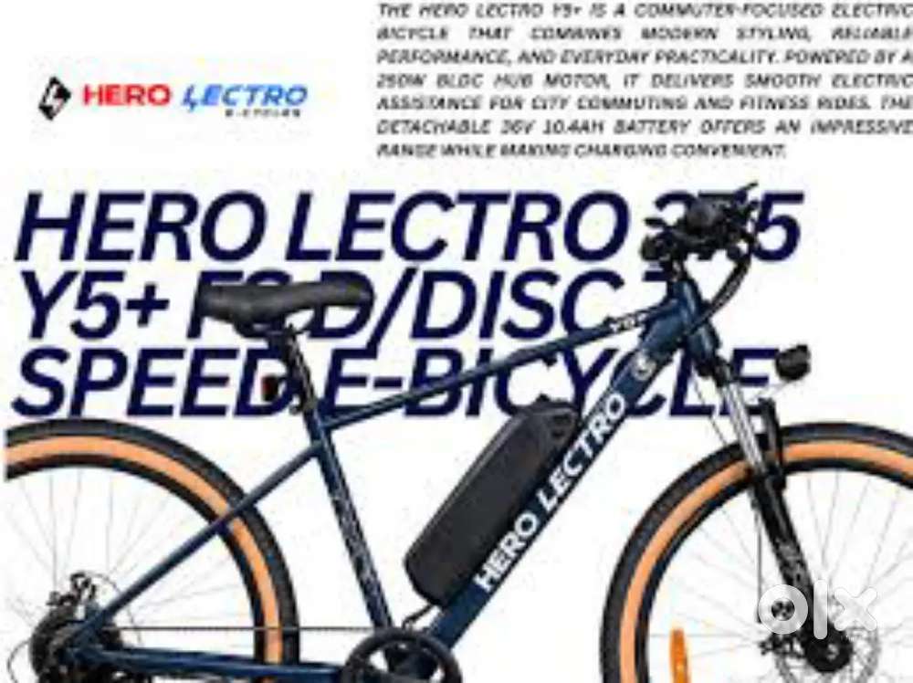 Hero lectro y5+ excellent condition