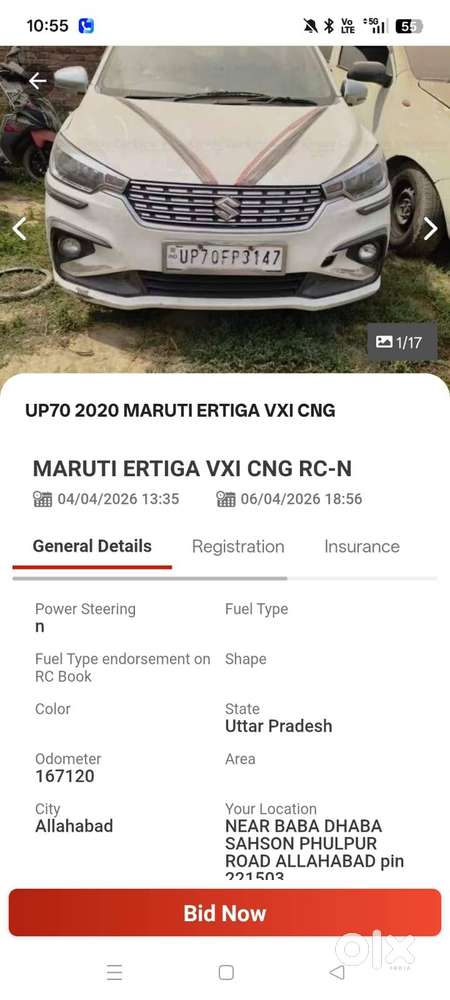 Maruti Suzuki Ertiga 2021 Cng & Hybrids Well Maintained