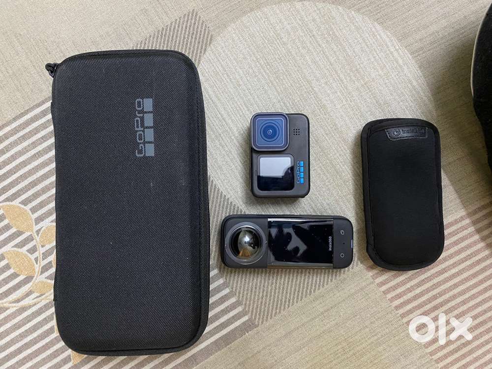 Insta 360 X3 and GoPro 10 Black