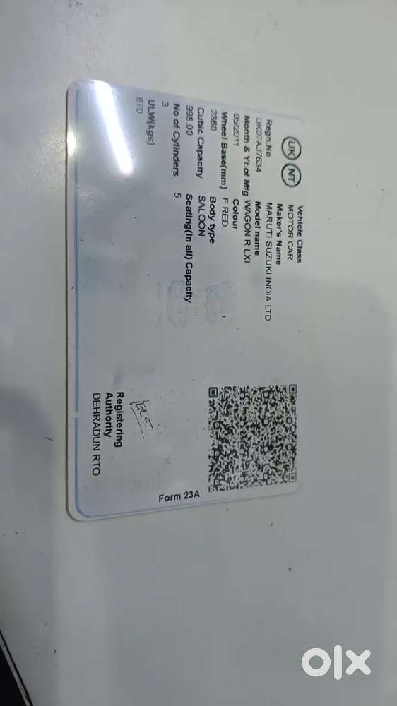 Maruti Suzuki Wagon R 2011 Petrol 77989 Km Driven