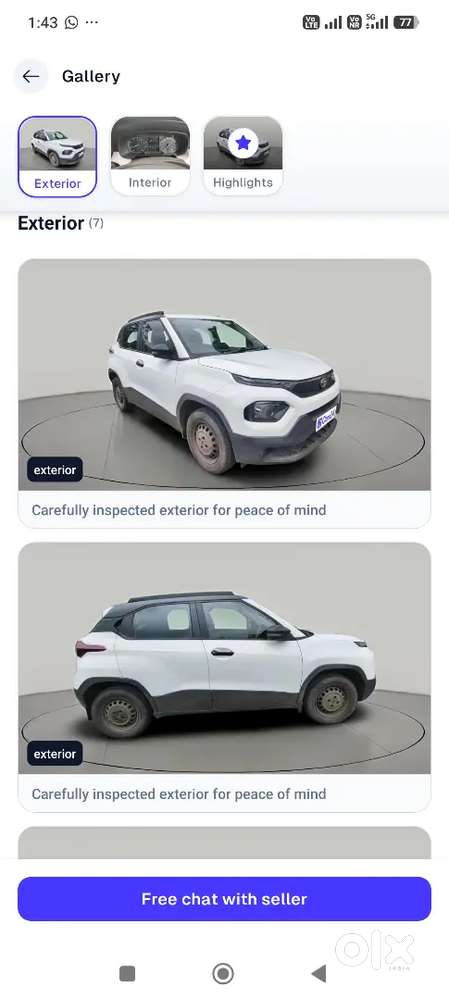 Tata Punch Dec  2021 Pure Manual Cng