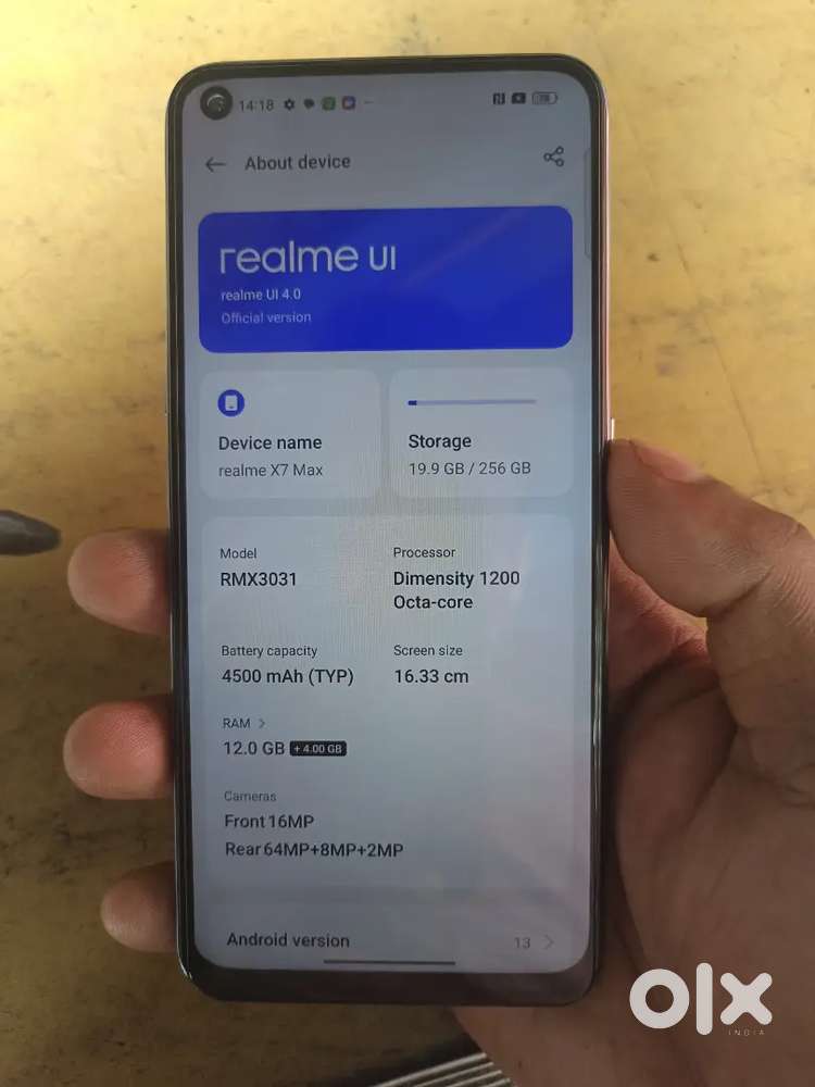 Realme x7 Max 5G ( 12 / 256 )