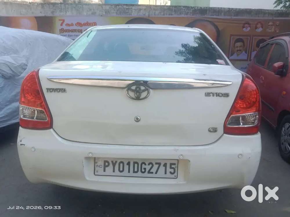 Toyota Etios 2011 Petrol Manual