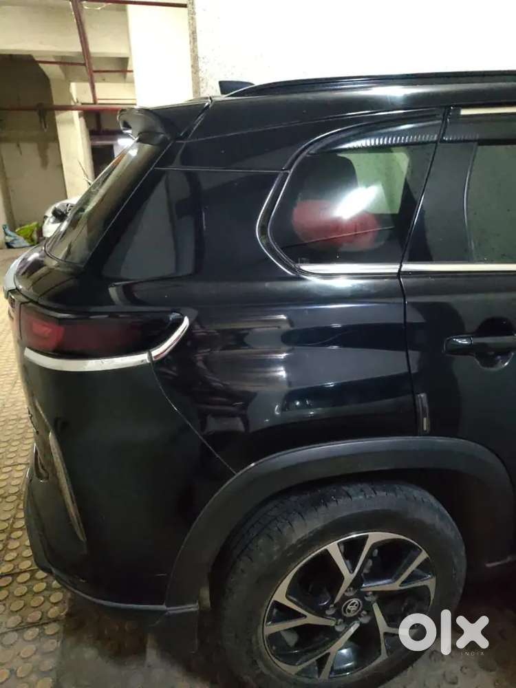 Black Toyota Hyryder 2023 Petrol Well Maintained