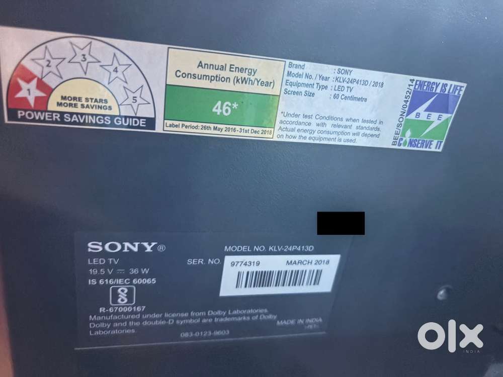 Led tv sony 60cm
