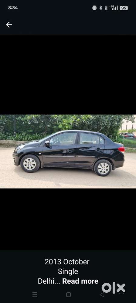 Honda Amaze Black Colour Just Like New