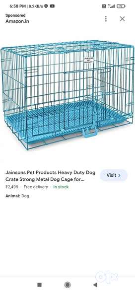 Dog cage hotsell online olx