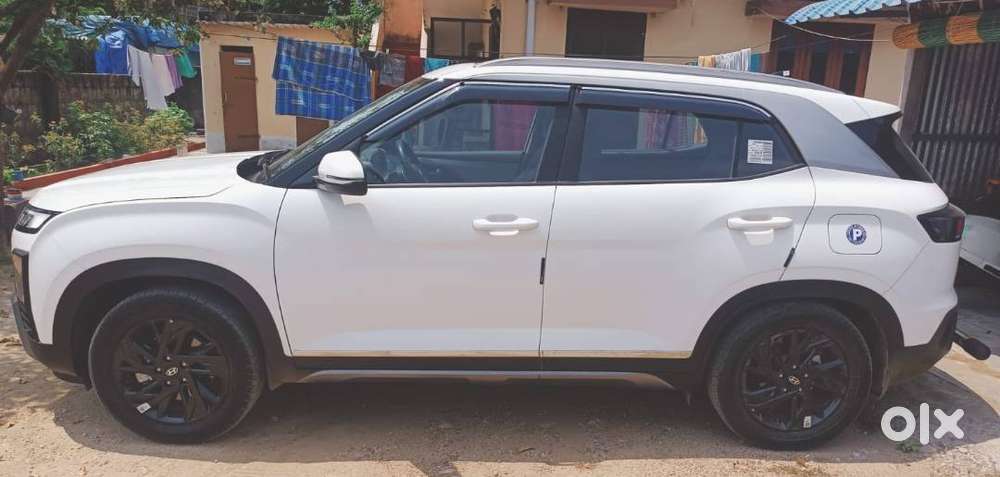 2025 Model White Color Creta Petrol Automatic Car With Ap Registration