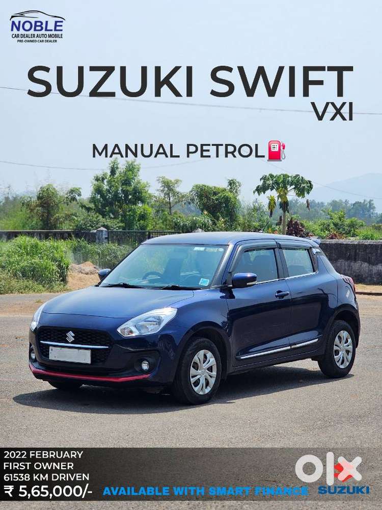 Maruti Suzuki Swift Vxi + Manual, 2022, Petrol