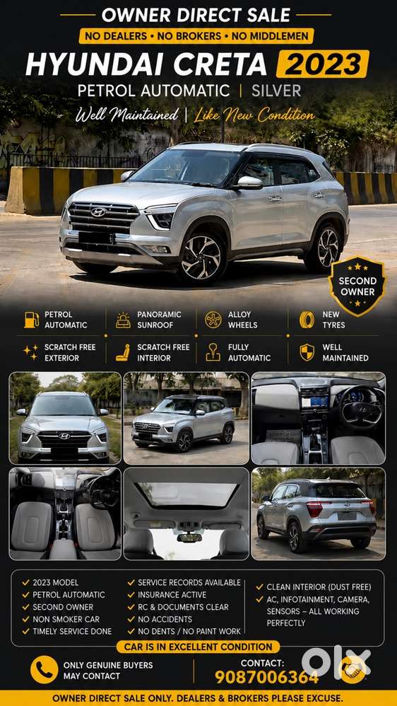 Hyundai Creta 2023 Petrol 68500 Km Driven