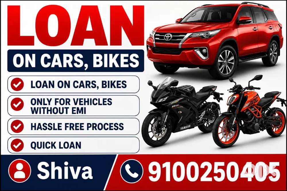 Loans Mortgage Available Cars And Bike