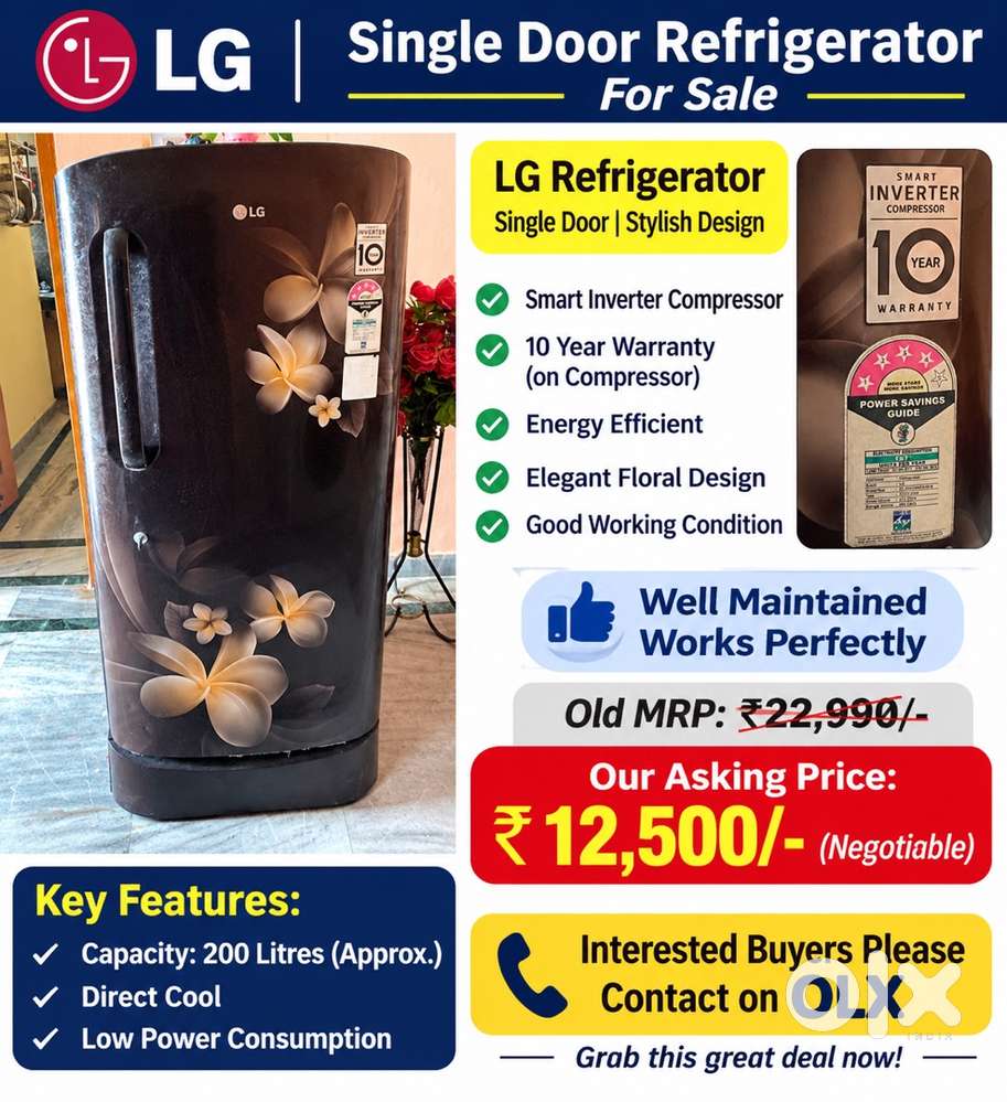 LG SMART INVERTER REFRIGERATOR