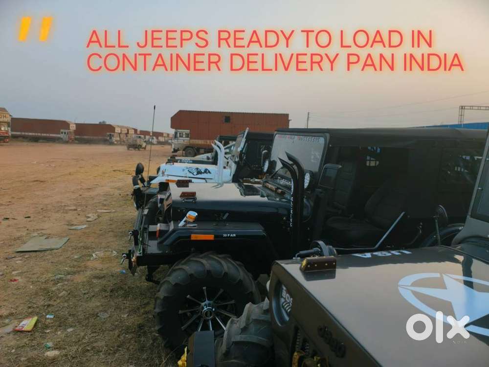 Modified Convertible Jeep Premium Alloy Wheels Open Modified Jeep