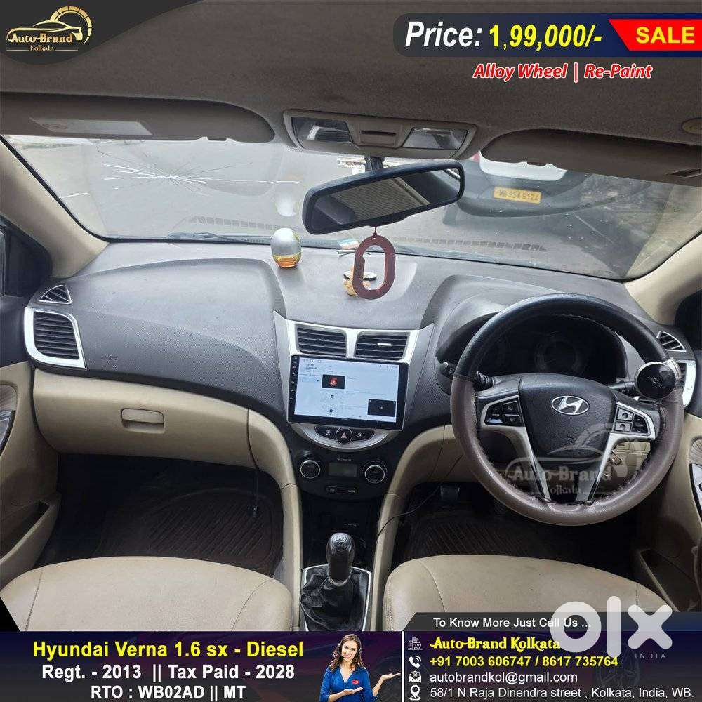 Hyundai Verna Fluidic 1.6 Vtvt Sx, 2013, Diesel