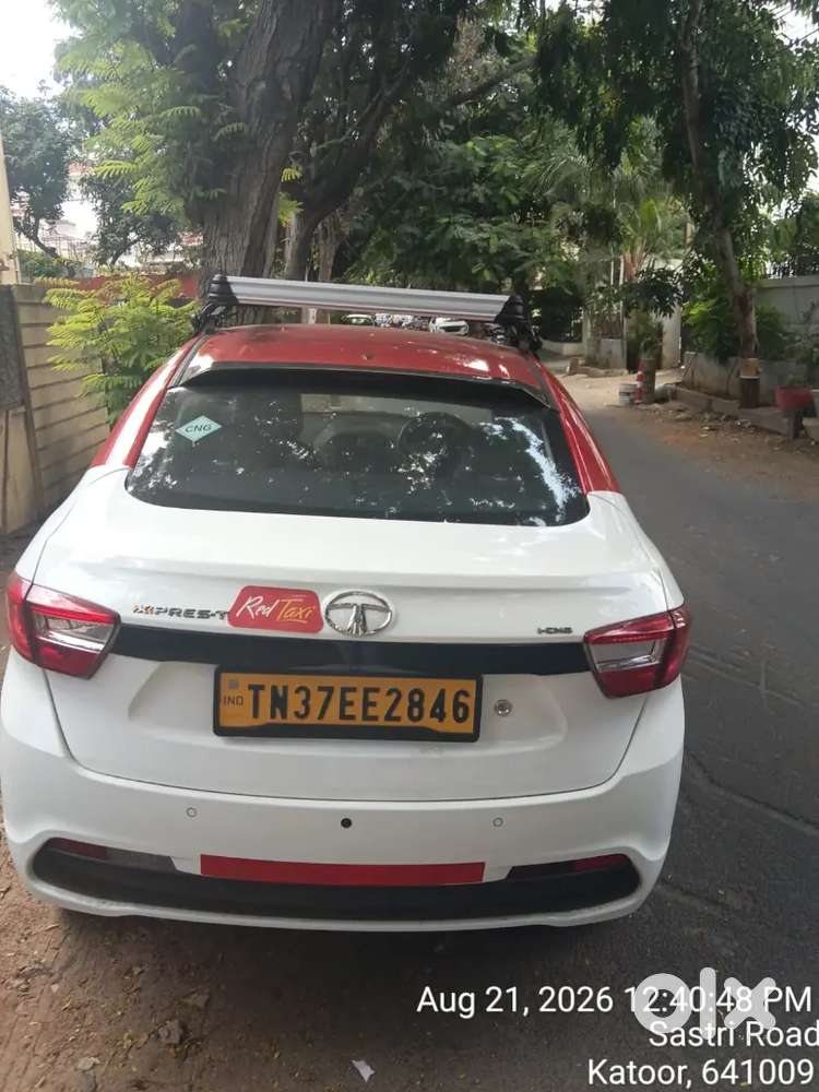 Red Taxi Tata Xpress New Vehicle