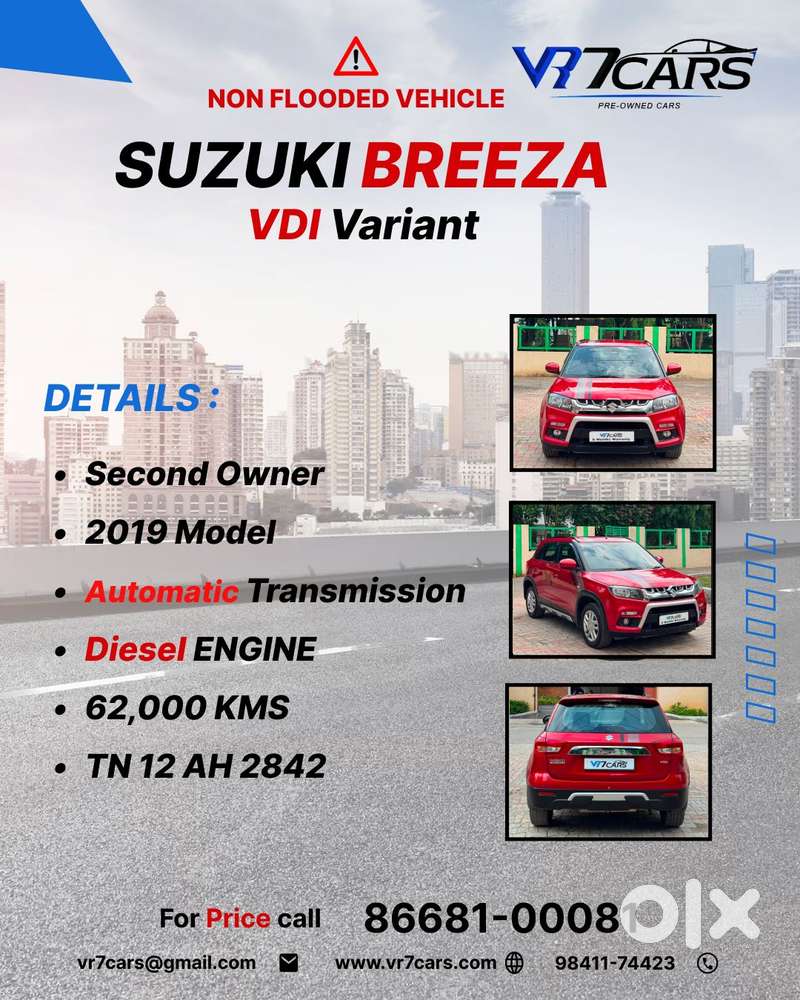 Maruti Suzuki Brezza Vdi, 2019, Diesel