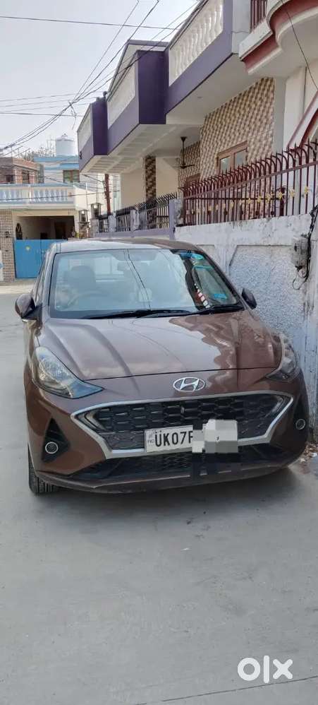 Hyundai Aura 2021 Petrol Well Maintained 4900 Km